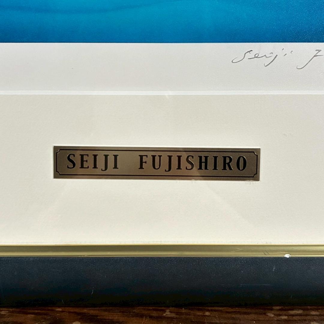 藤城清治「こびとの音楽隊」ダイヤモンドスクリーニング 直筆サイン入り 影絵作家