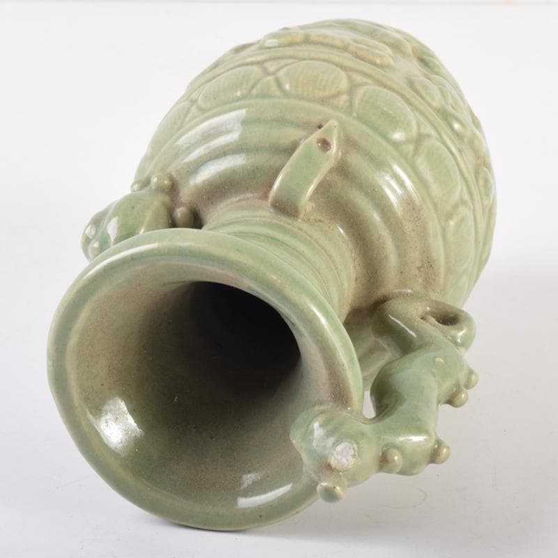 中国　龍泉窯　青磁　神獣口　執壷　水注　C　6958