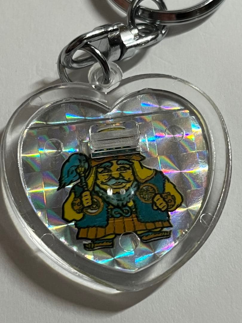 ビックリマン　キーホルダー　ハート　スーパーデビル　　シャーマンカーン