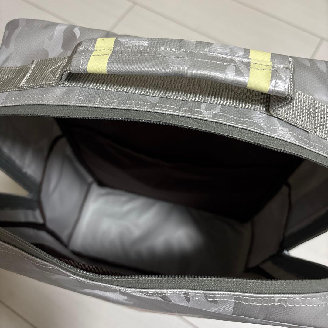 非常持出袋 plus+ 防災リュックのみ 大容量17L 迷彩シルバー 防炎 防水