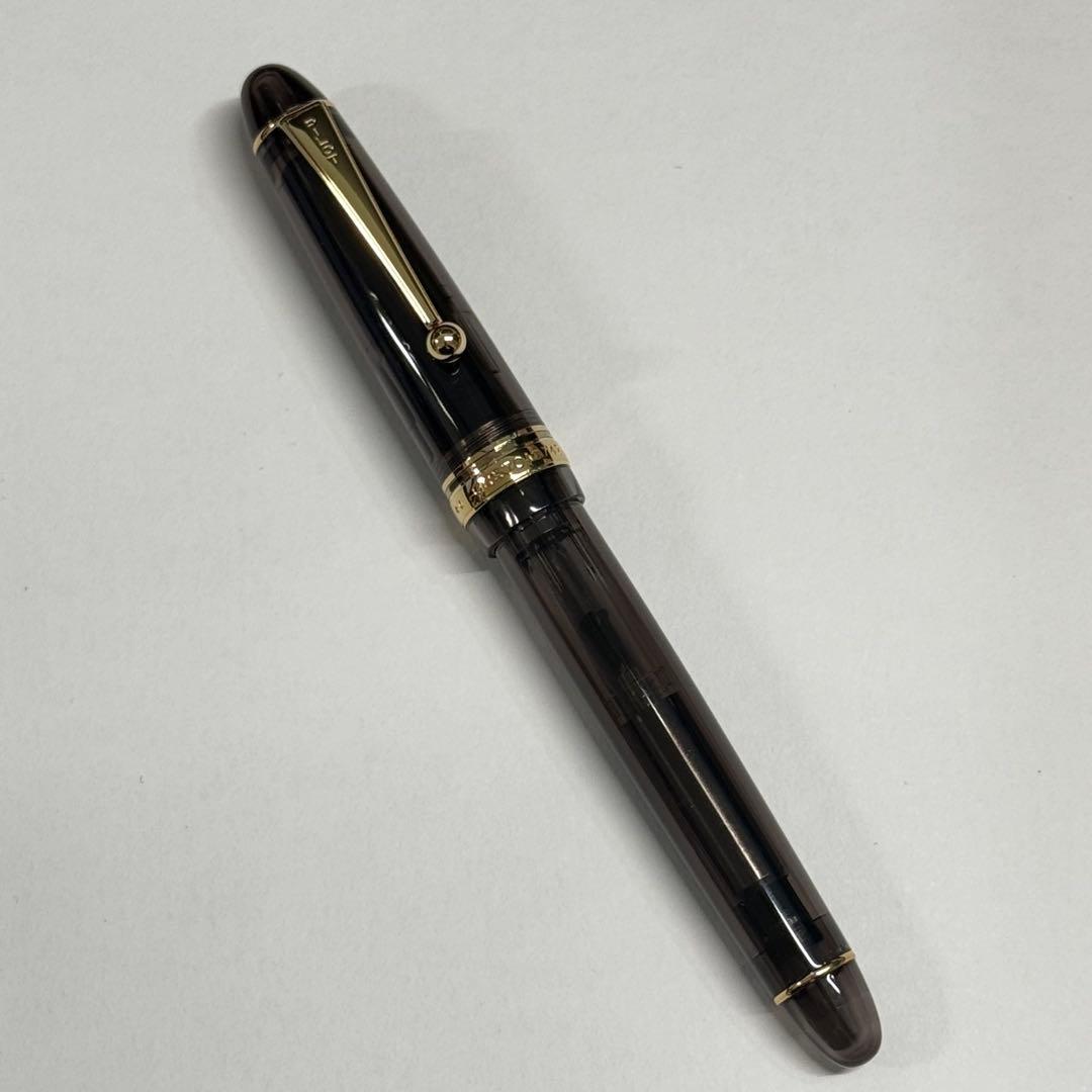 PILOT パイロット カスタム742 万年筆 限定色 ブラウン シグネチャー