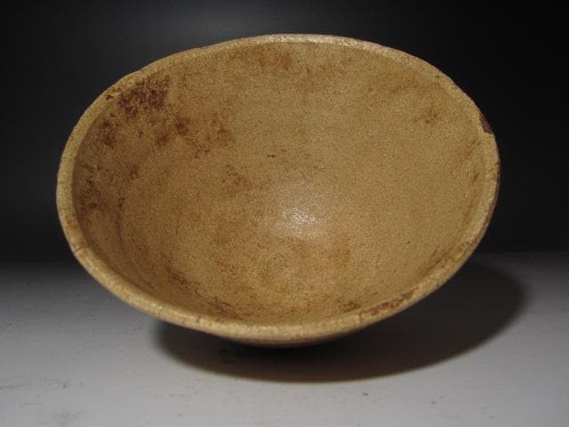 ☆　時代　黄瀬戸茶碗　ふるさと　武者小路　官休庵　13代　有隣斎花押☆y376