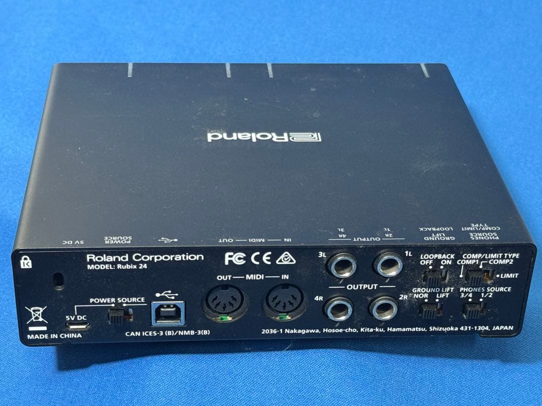 【新品】Roland Rubix 24 USBオーディオインターフェイス