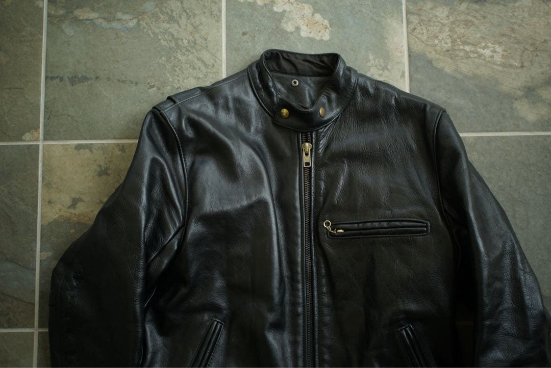 VANSON size:44 バンソン シングルライダース レザージャケット