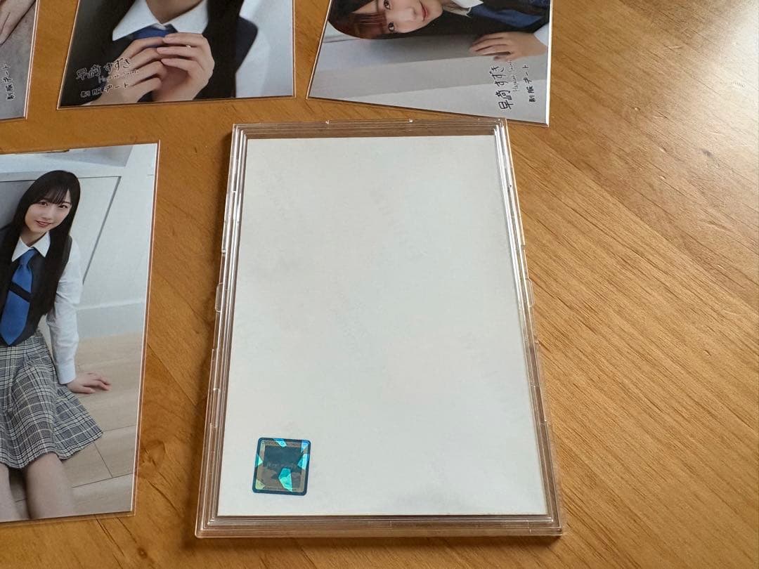 た*ー様 早﨑すずき　6月個別デート生写真　制服　僕が見たかった青空　直筆サイン