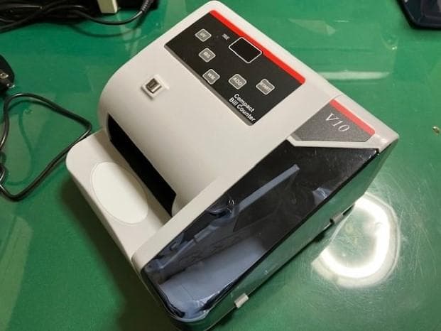 マネーカウンター　V10　自動紙幣計数器