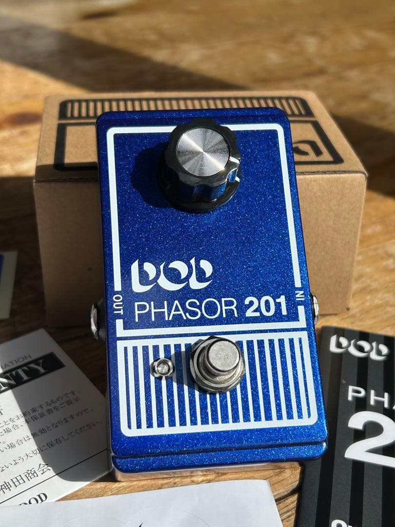 DOD PHASOR 201 エフェクター 青