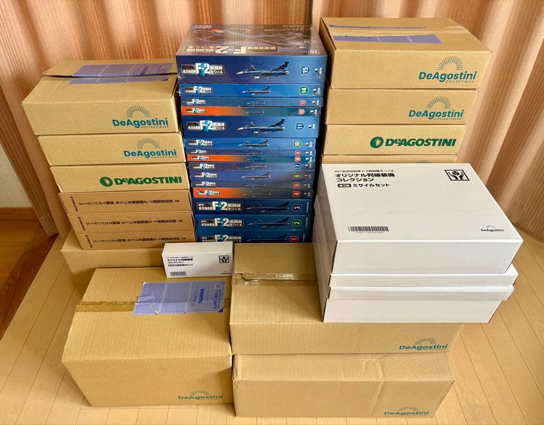 [新品] デアゴスティーニ 週刊F-2戦闘機をつくる 全100号 ＋追加パーツ等