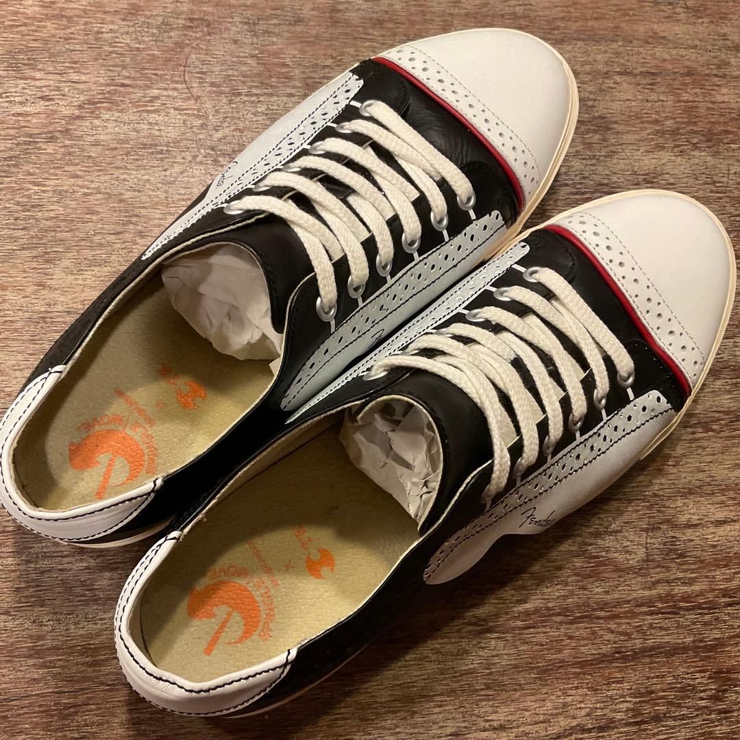 レア！フェンダー ×スピングルムーブ×タケオキクチ レザー スニーカー 26.5