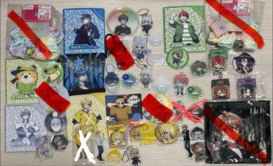 カラフルピーチまとめ売り（6ページ分ございます） 線がかかれているものは売り切れ