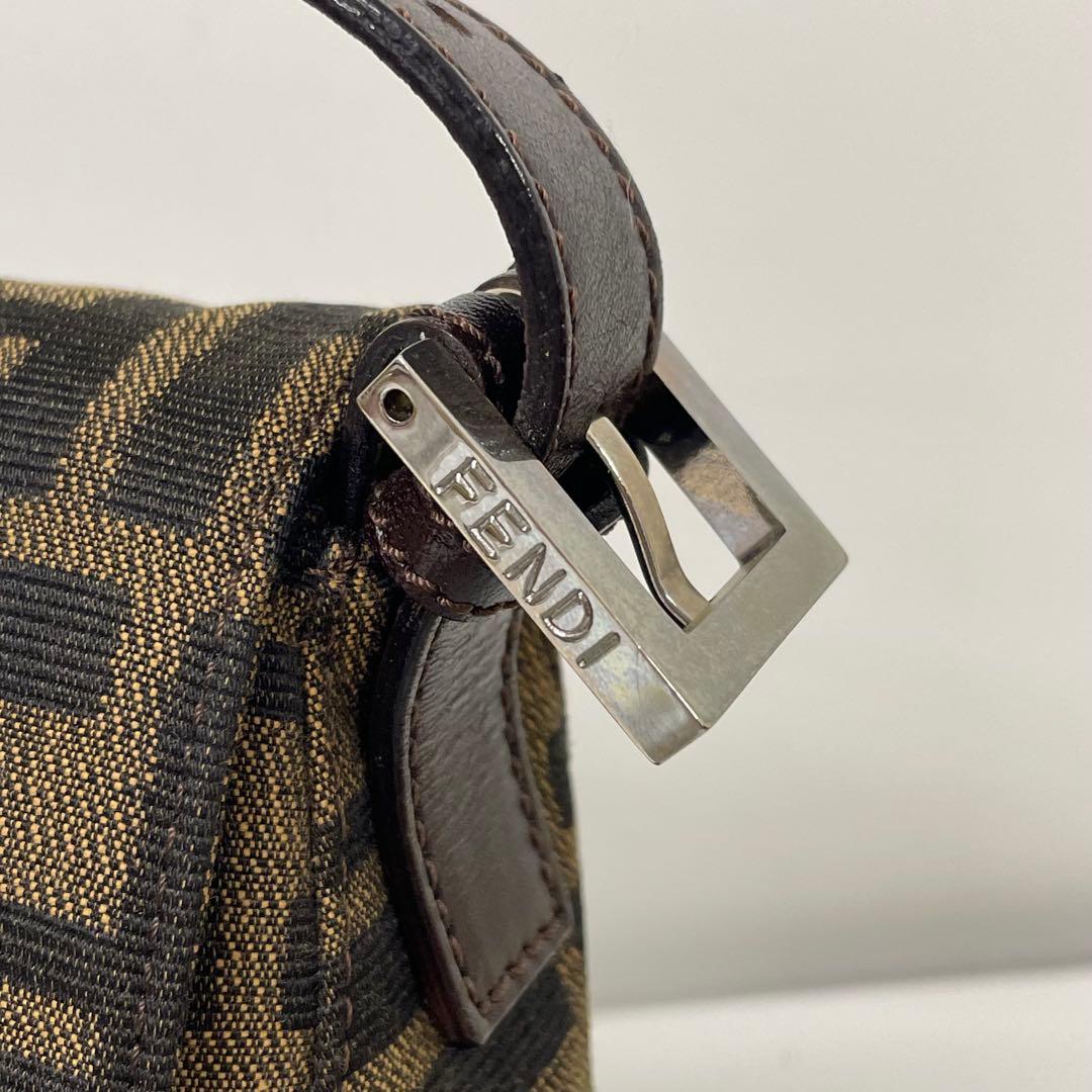 【TK】FENDI フェンディ マンマバケット ワンショルダーバッグ ズッカ柄