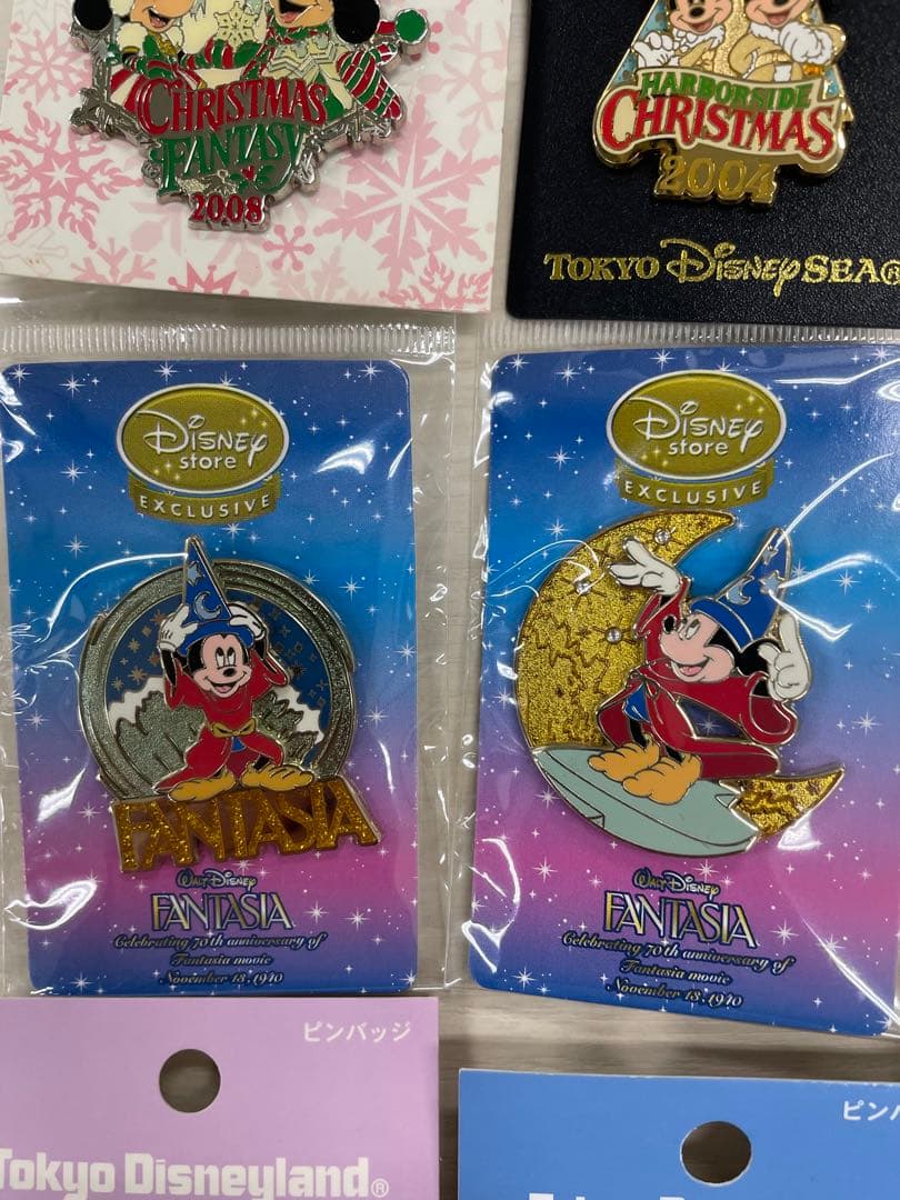 東京ディズニーランド・ディズニーシー ピンバッジセット 9個