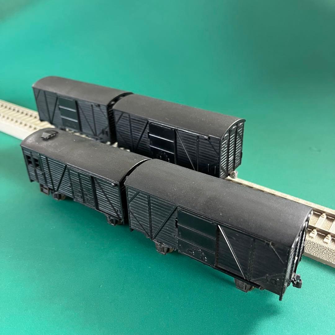 【HO-T2854】国鉄貨車 ワフ28+ワム50形 4両セット(HOゲージ)