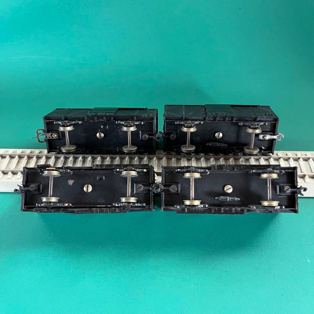 【HO-T2854】国鉄貨車 ワフ28+ワム50形 4両セット(HOゲージ)