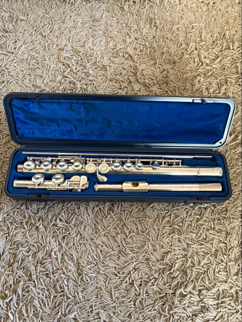 YAMAHA フルート本体 銀製 ケース付き