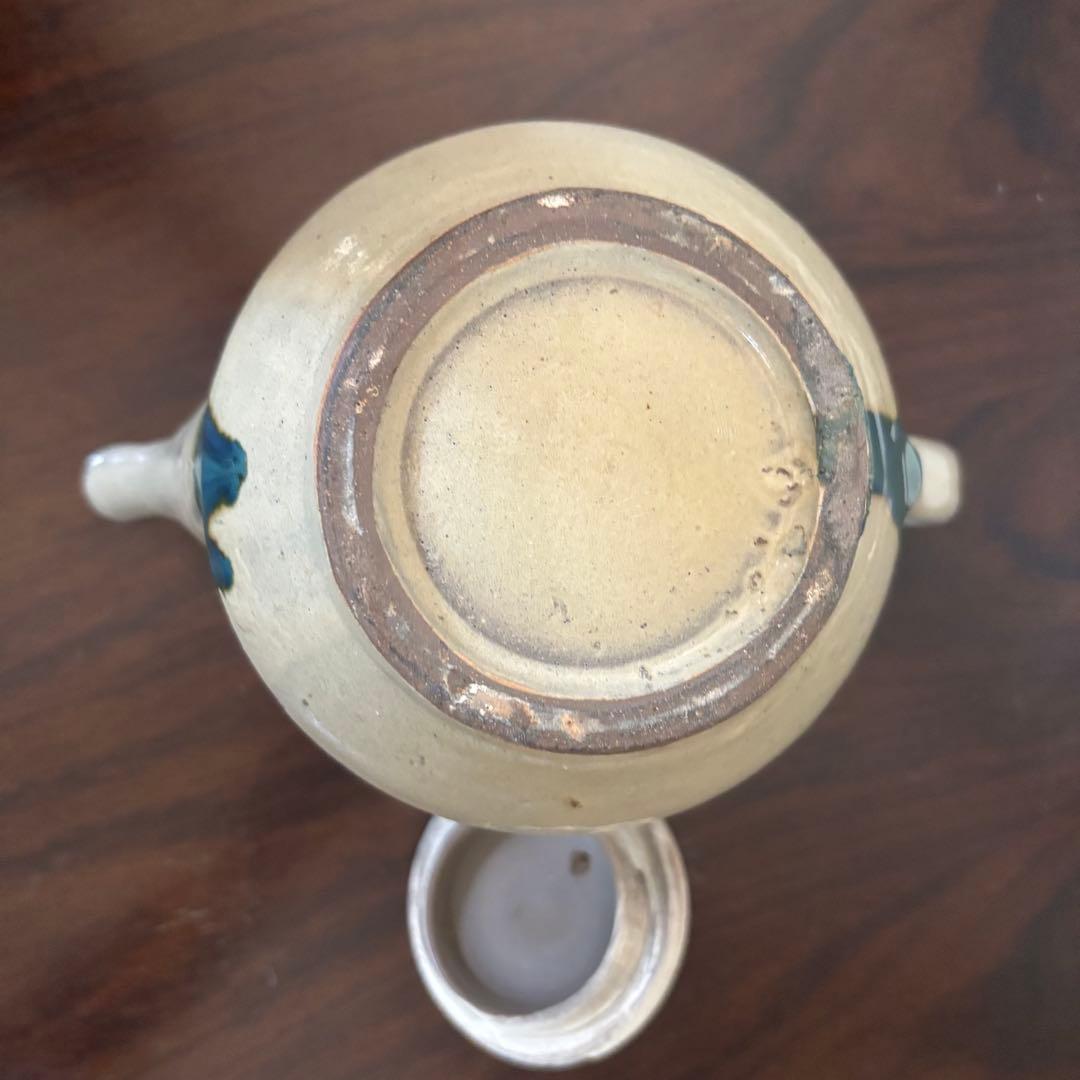 島袋常明　ティーポット　沖縄　やちむん　急須