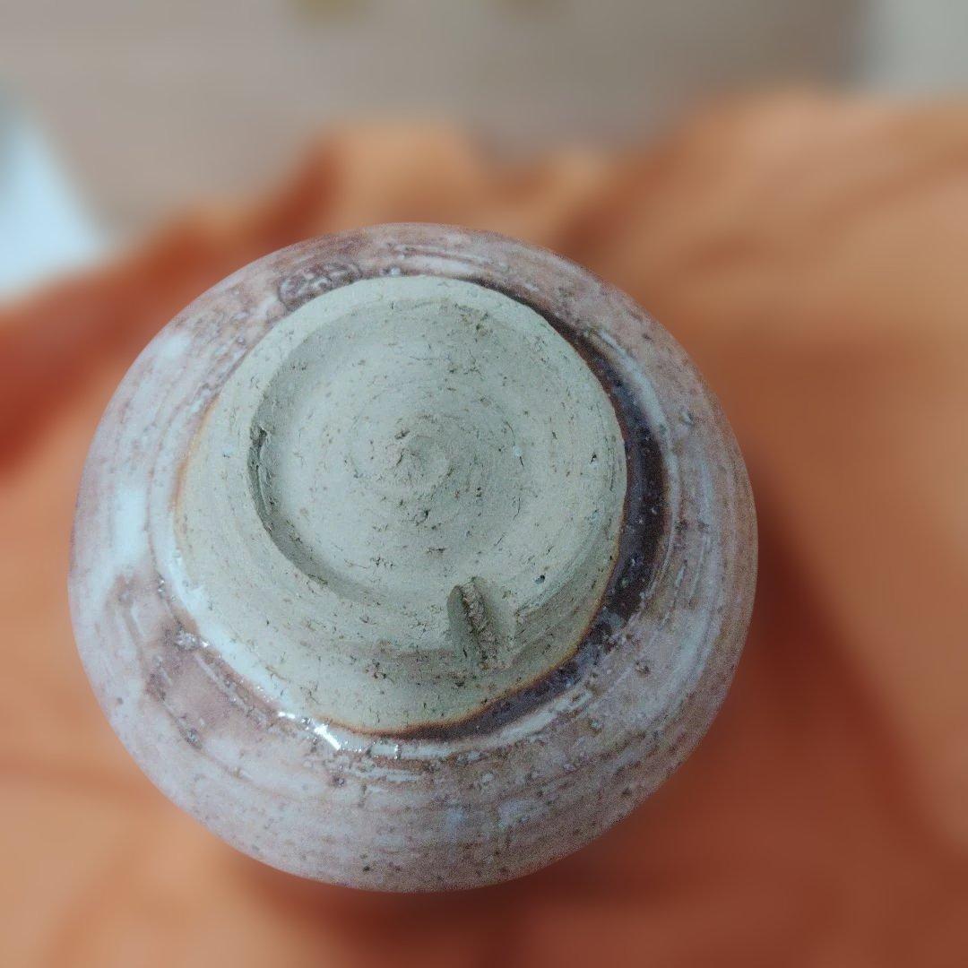 陶器製 丸みを帯びた器 説明書付き　萩焼
