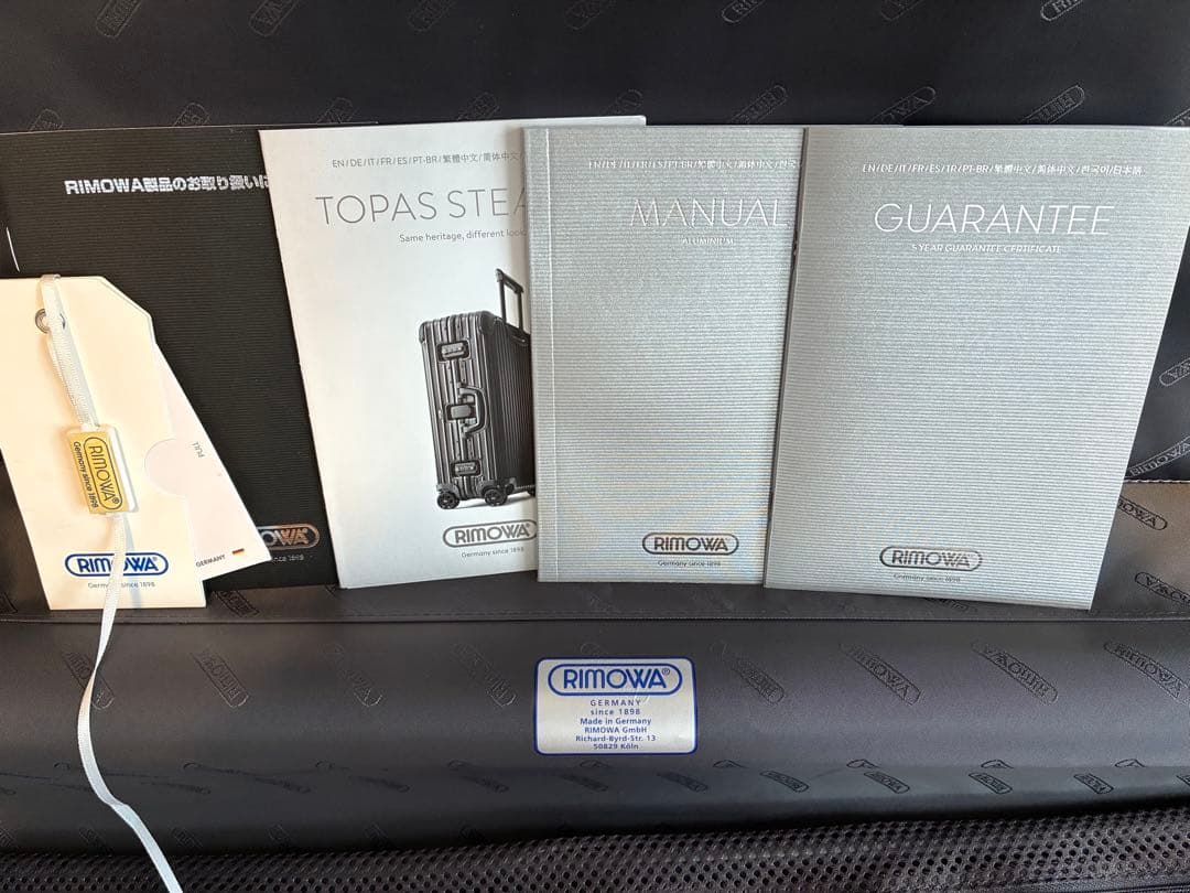 未使用RIMOWA リモワ トパーズ ステルス ブラック 98L 付属品あり