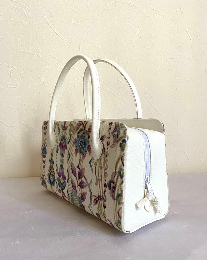 あおいさん専用【新品未使用】帆布型押し×博多織り　利休バッグ