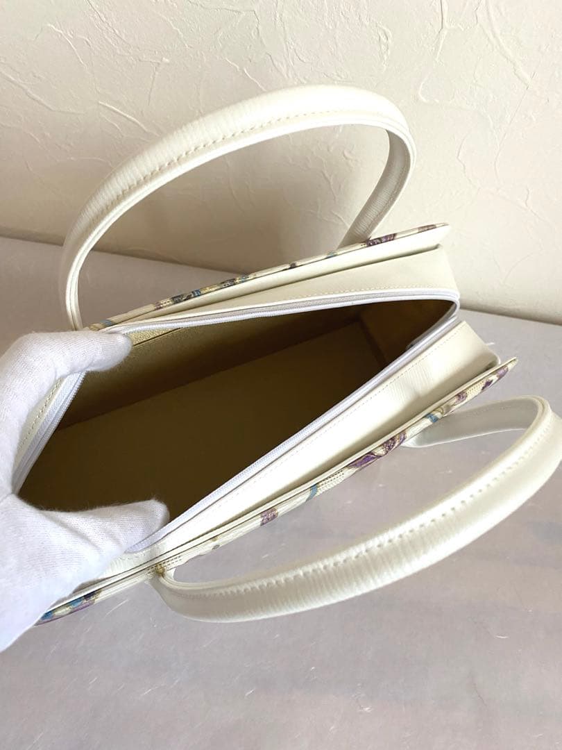 あおいさん専用【新品未使用】帆布型押し×博多織り　利休バッグ