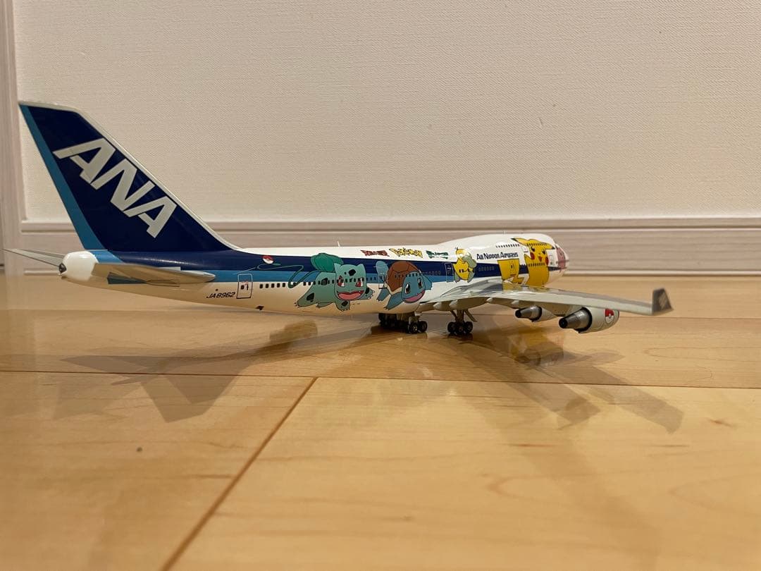 1/200 B747-481 全日空 ANA ポケモンジェット ブルーボックス