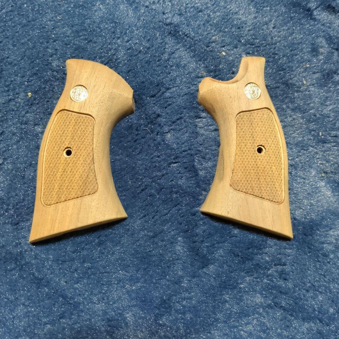 東京マルイSmith & Wesson M19 6inch木製グリップ付き