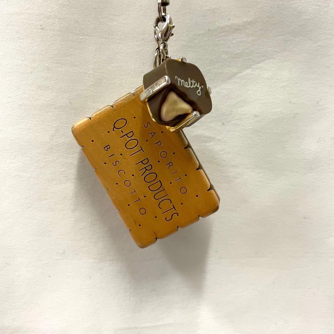 【可愛い】Q-pot. キューポット ビスケット メルティチョコレートストラップ