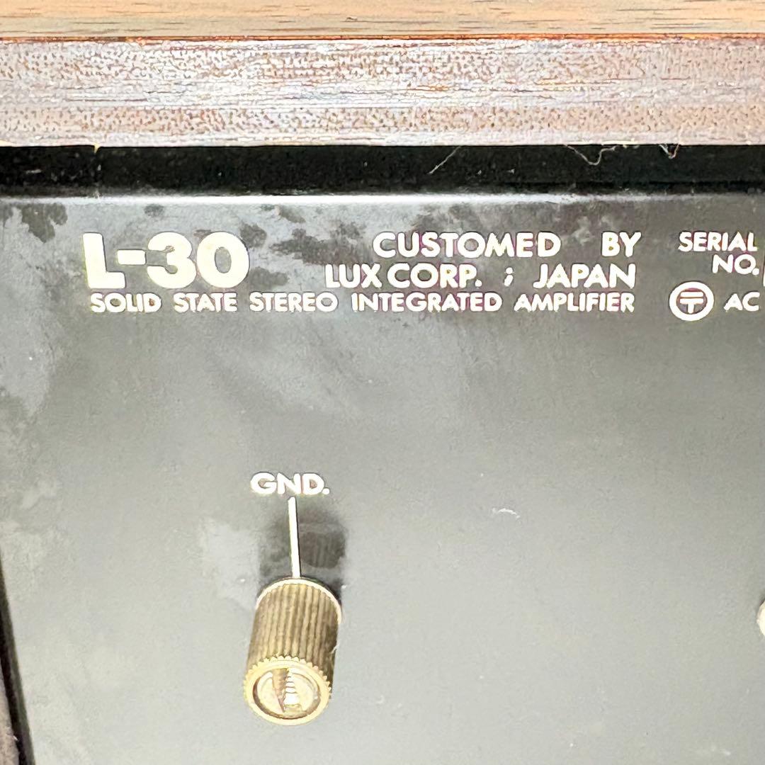 【動作品】 LUXMAN ラックスマン プリメインアンプ L-30 (2091)