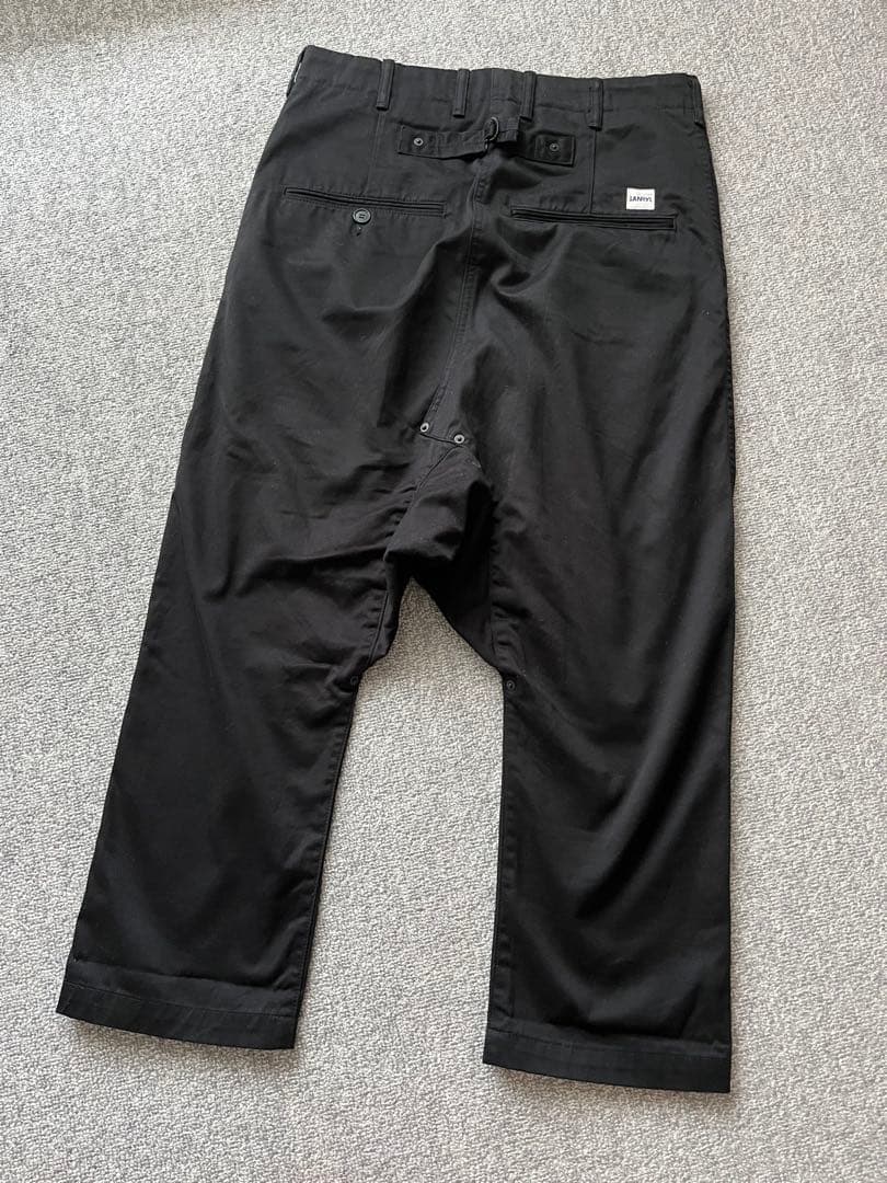 ガンリュウ　サルエルパンツ　ブラック　サイズM