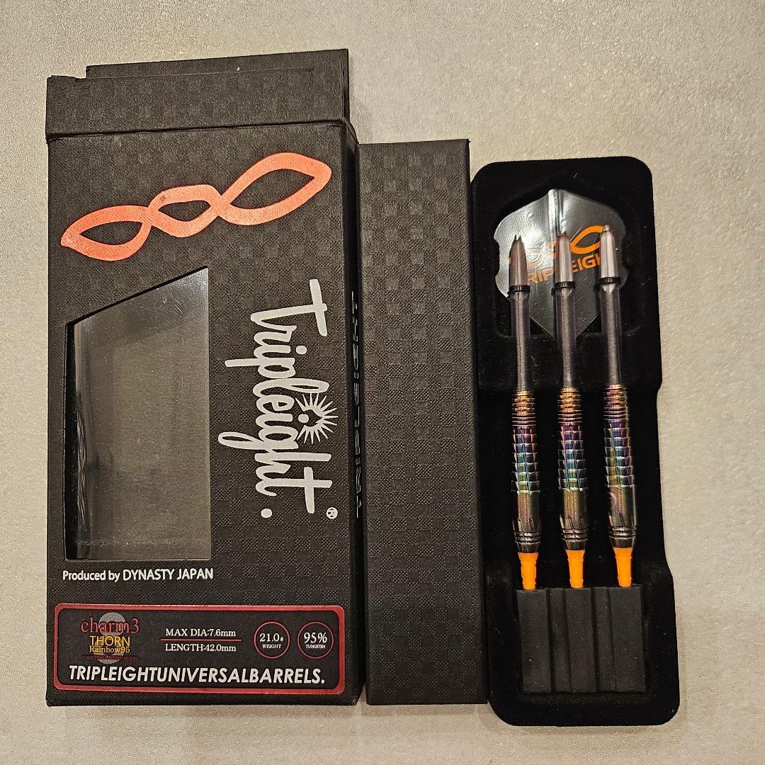 ダーツ Dynasty TRIPLEIGHTcharm3 THORN Rainbow