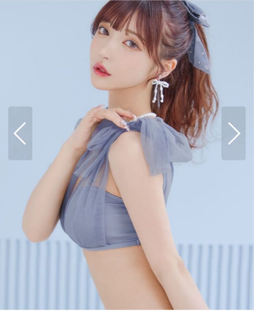 チュールリボンバストアップビキニ sugar