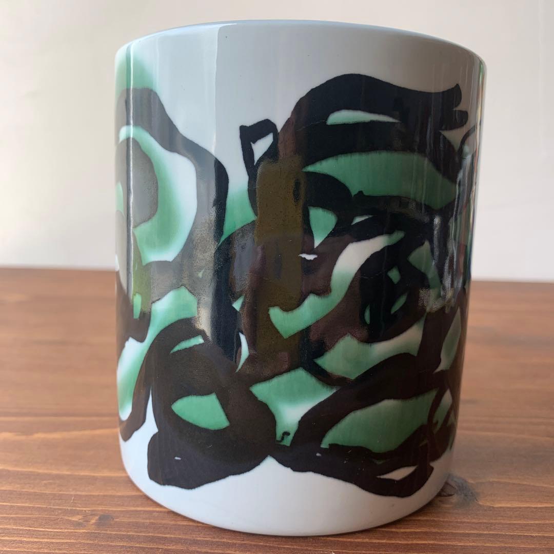 Lサイズ ロイヤルコペンハーゲン 1987 イヤーマグ 陶器　ビンテージ　手描き