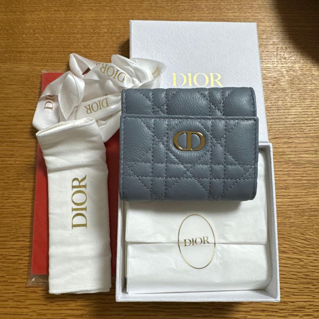 【新品】Dior ウォレット ブルーグレー