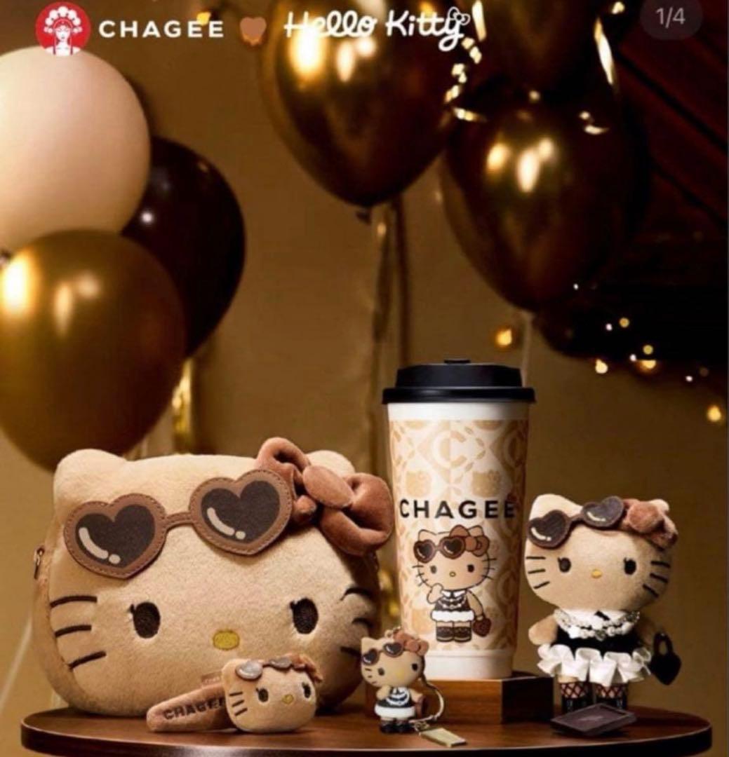 【正規品】CHAGEE×ハローキティ　コラボ　海外限定　日焼けキティ　3点セット