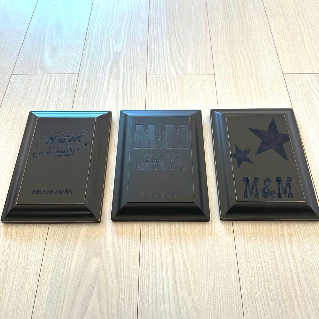 美品　M&M furniture 壁掛け　盾　3個セット　ファニチャー