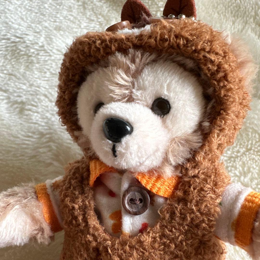 【限定】ダッフィー 秋のぼうけん ぬいぐるみバッジ