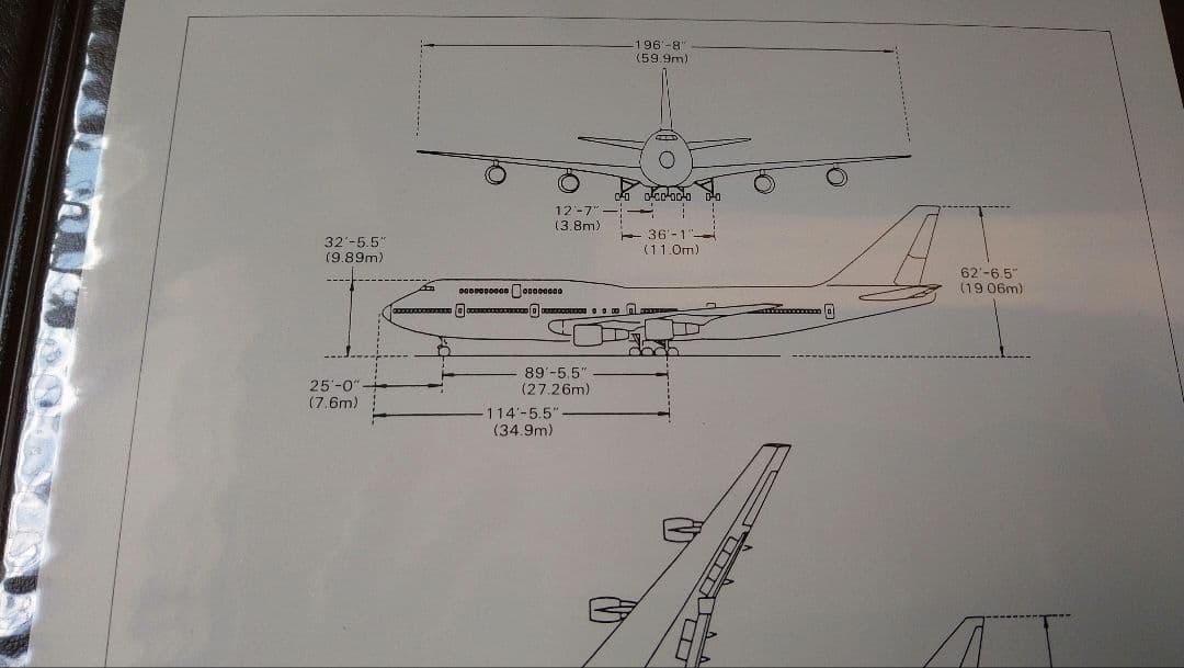 ポケットモンスター ボーイング747 模型 1/100