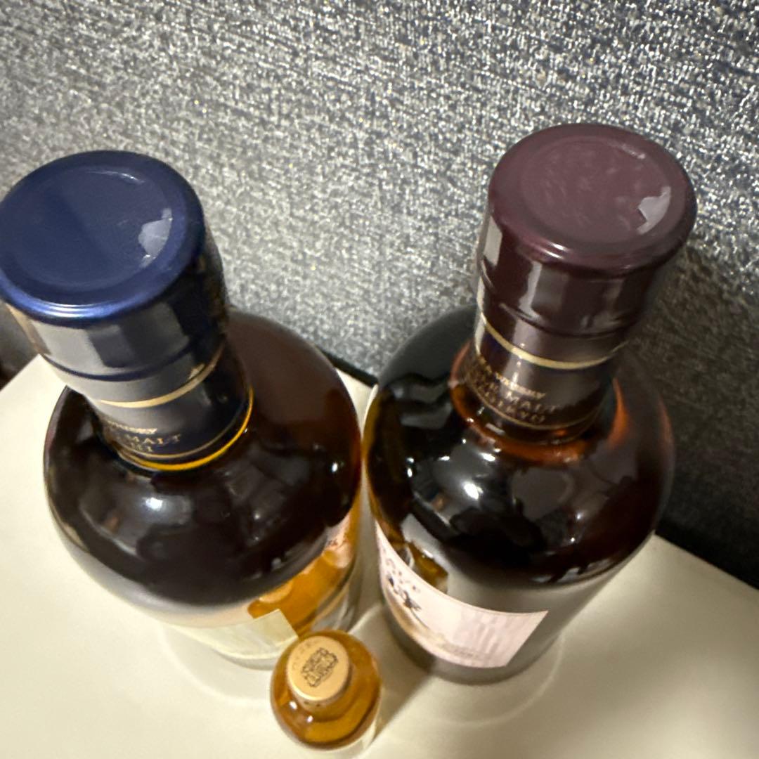 ニッカウイスキー　シングルモルト　 余市 宮城峡 セット　 余市小瓶をお付けして