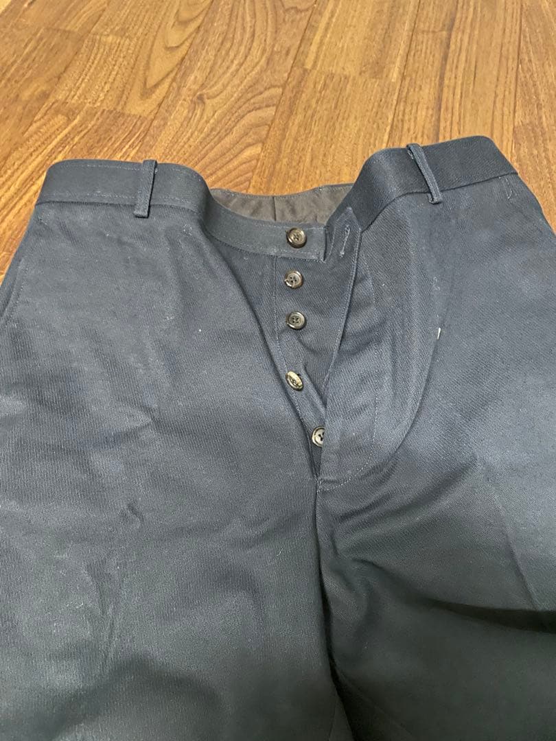 Thom Browne ネイビー トリコロール チノパン