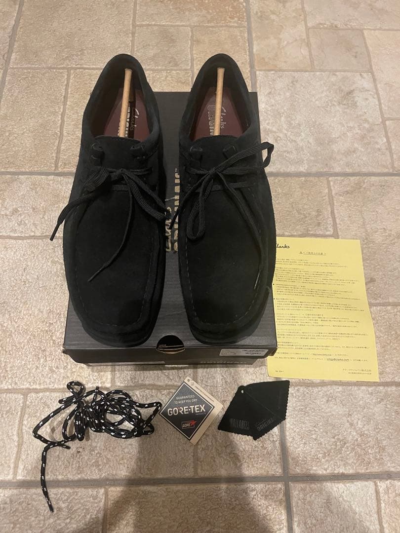 ★Wallabee GTX GORE-TEX★黒★ワラビー★9 1/2