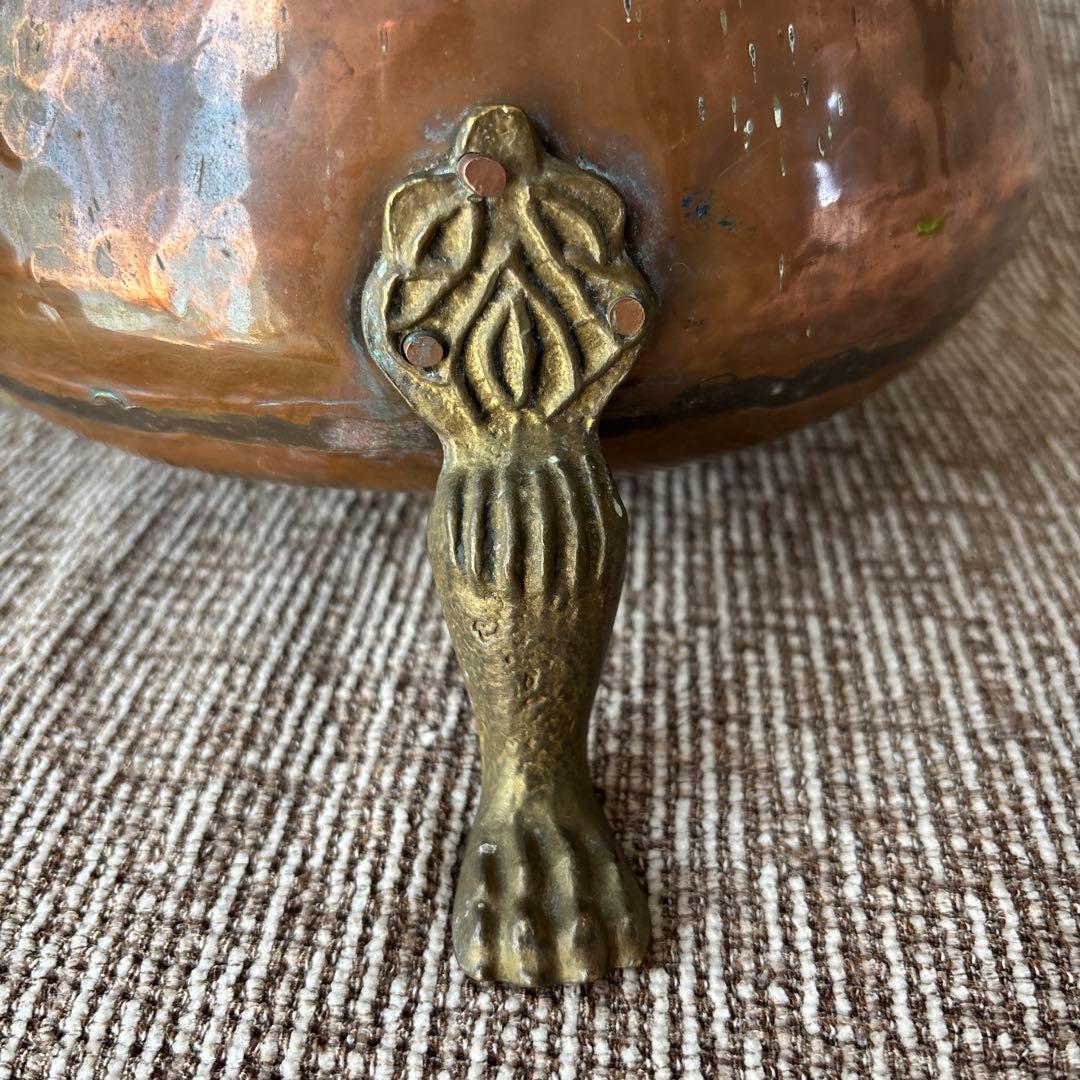 銅製ポット　桶　置物　古道具