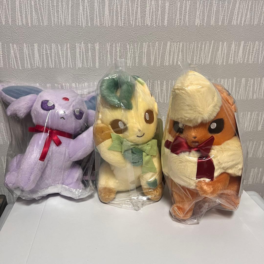 eevee collection イーブイコレクション ぬいぐるみ　3種セット