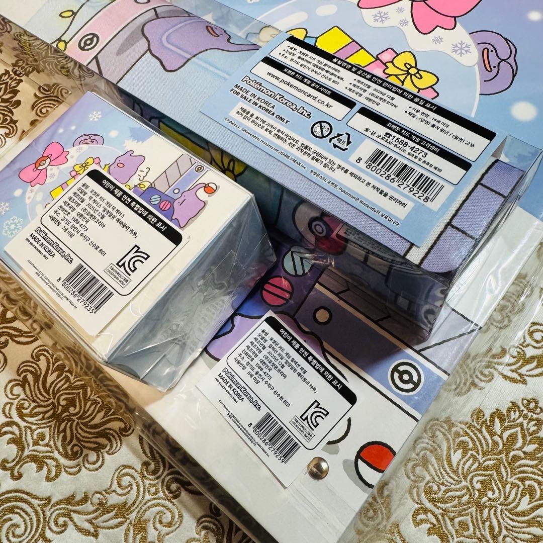 ポケモンカード　メタモン　韓国　限定　プレイマット　デッキケース　バインダー