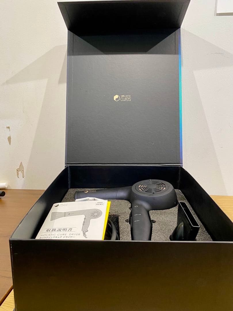 【美品】ホリスティックキュアドライヤーCCID-P01B 黒 箱付 動作良好