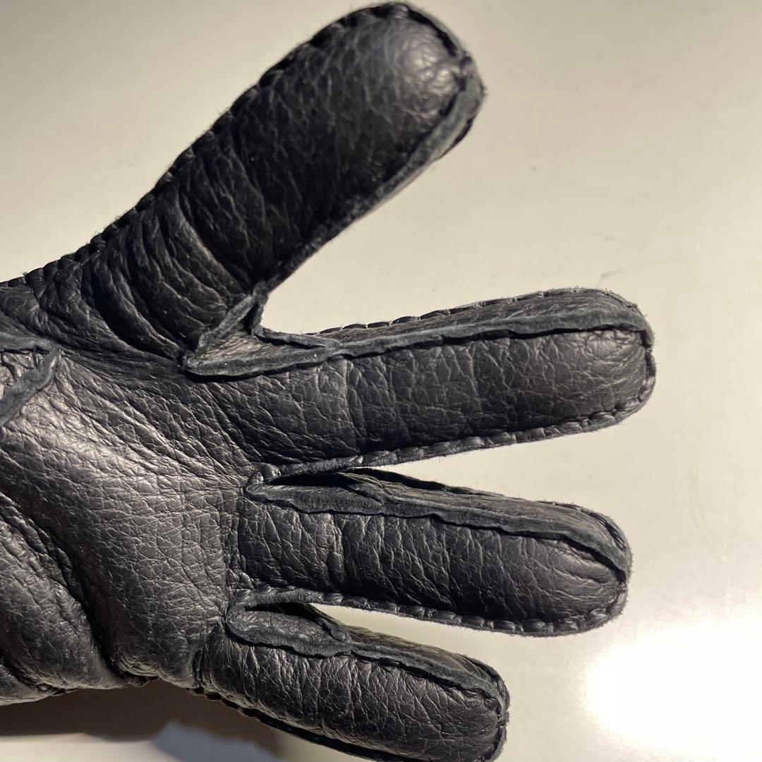 デンツ ペッカリー ブラック サイズ7-1/2 カシミア製ライニング