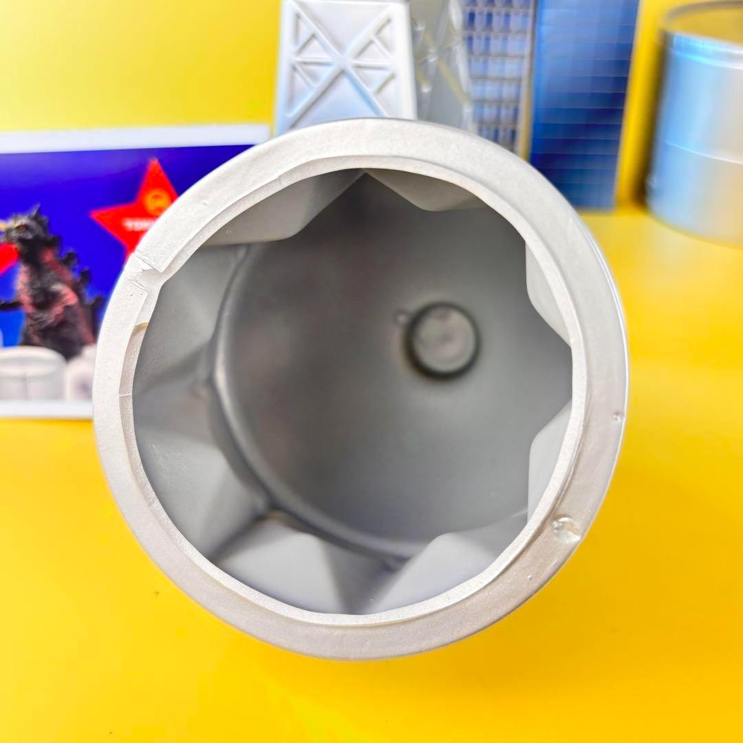 マルサン 鉄塔（21ｃｍ) ソフビ と ガスタンク 小（9ｃｍ）