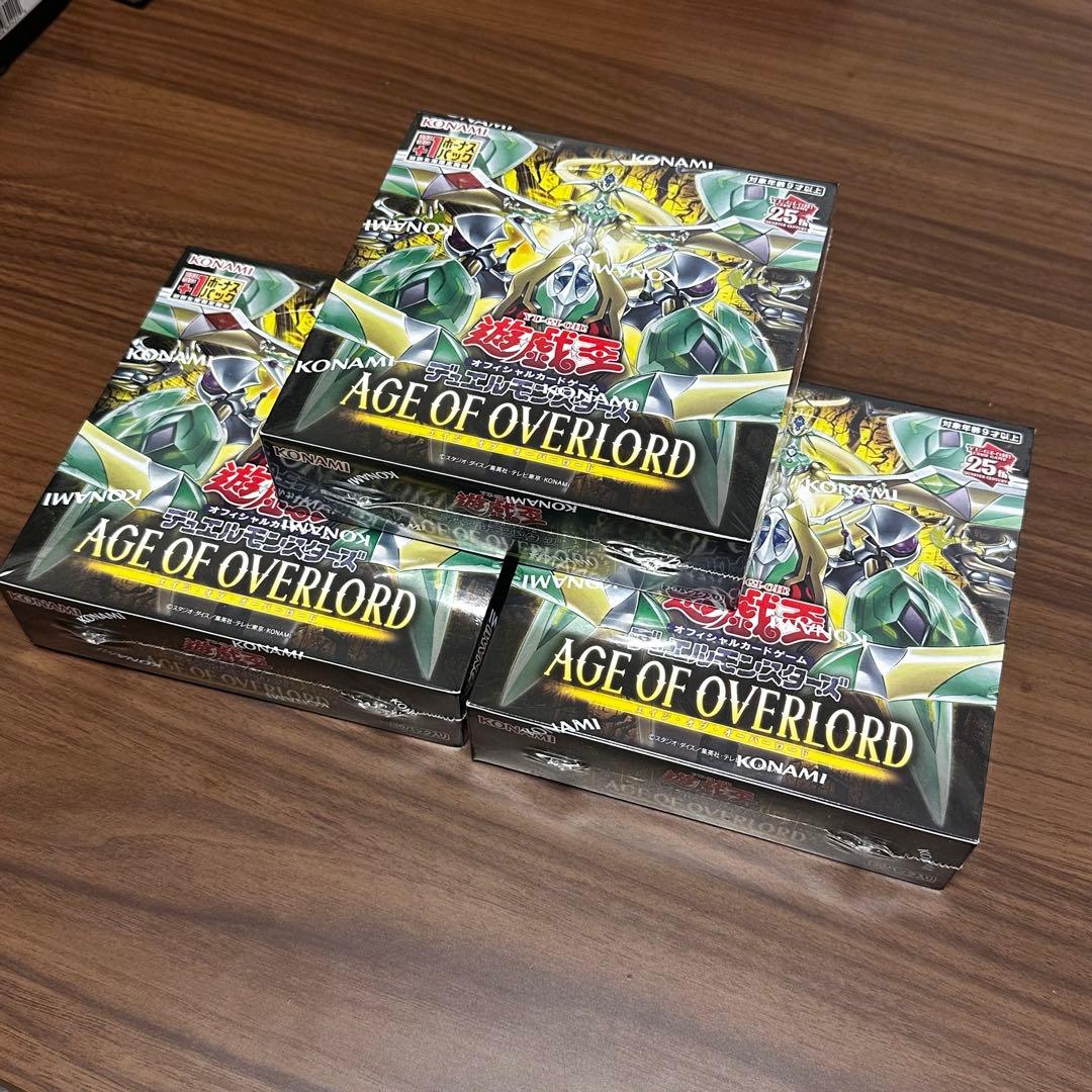 【美品】AGE OF OVERLORD シュリンク付き未開封　3BOXセット