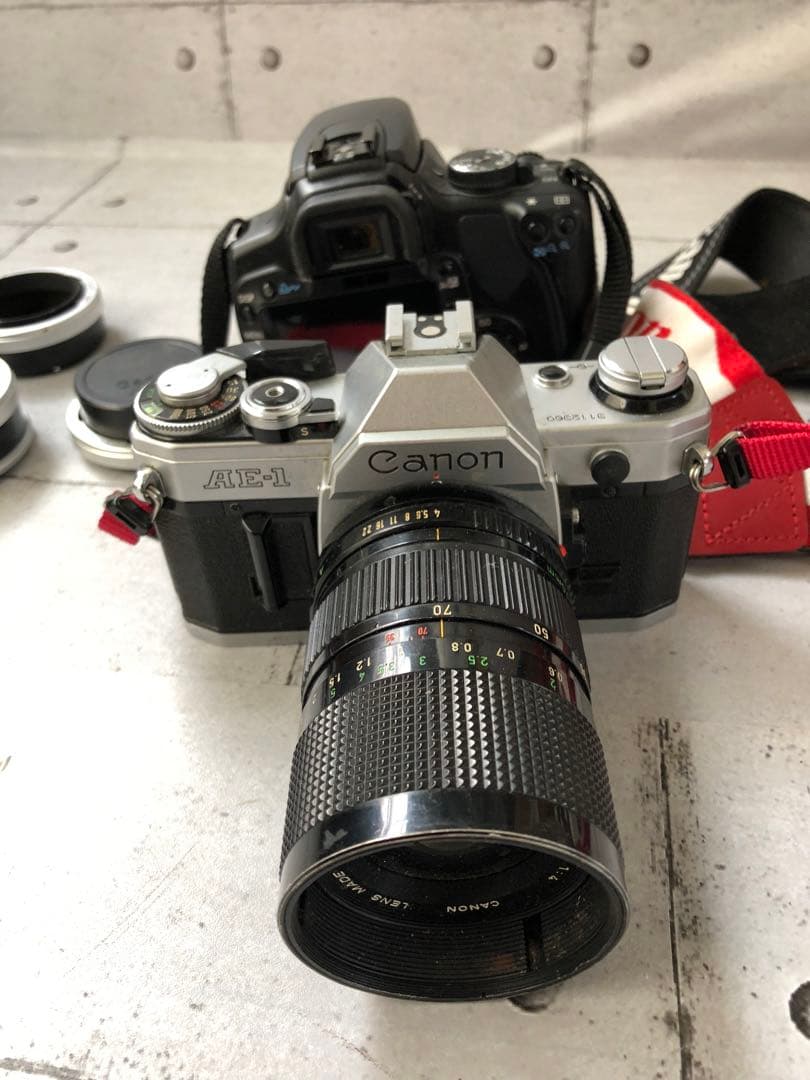 Canon AE-1 & Kiss Digital X ボディジャンク(L128