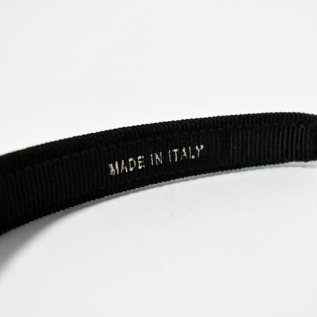 【美品】Ferragamo フェラガモ カチューシャ リボン ブラック