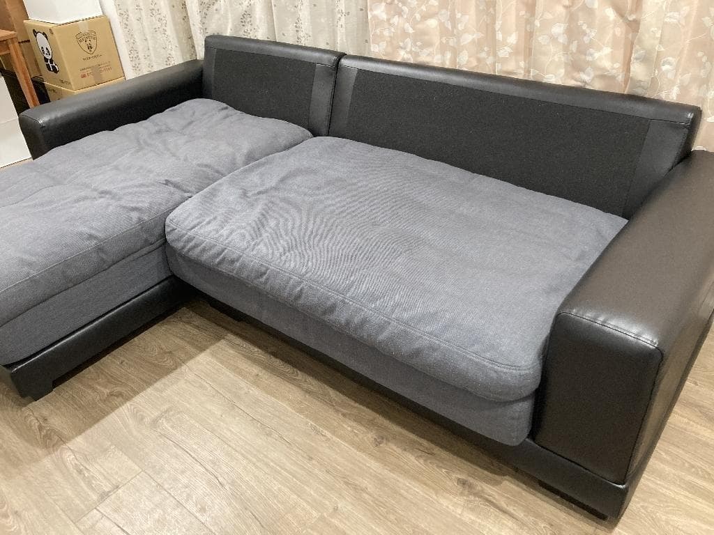 ニトリ ソファ キングダム 3KD 布張りソファ（荷物1）